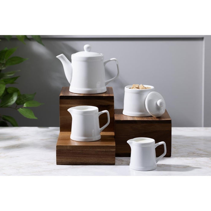 Olympia Whiteware Pier Teapot 500ml (2 Pack) Olympia