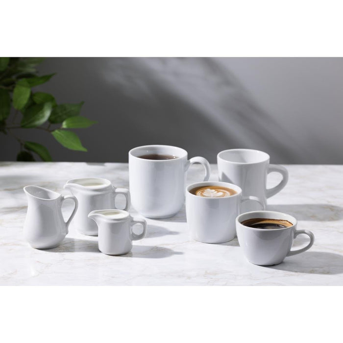 Olympia Whiteware Low Mugs 220ml (12 Pack) Olympia