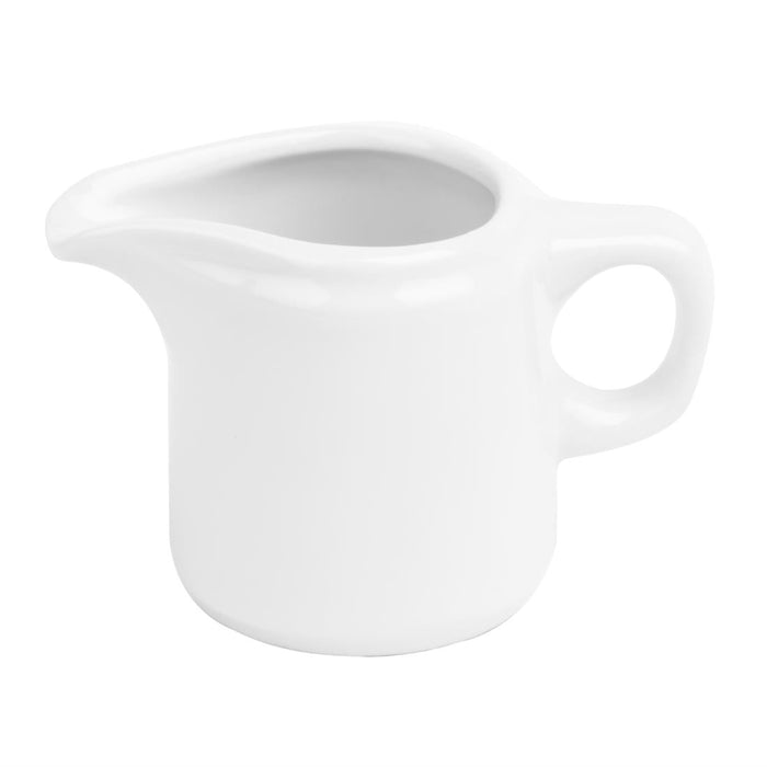Olympia Whiteware Handled Jugs 130ml (12 Pack) Olympia