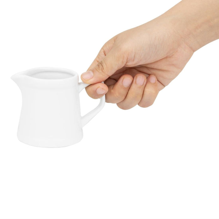 Olympia Whiteware Pier Jugs 120ml (6 Pack) Olympia