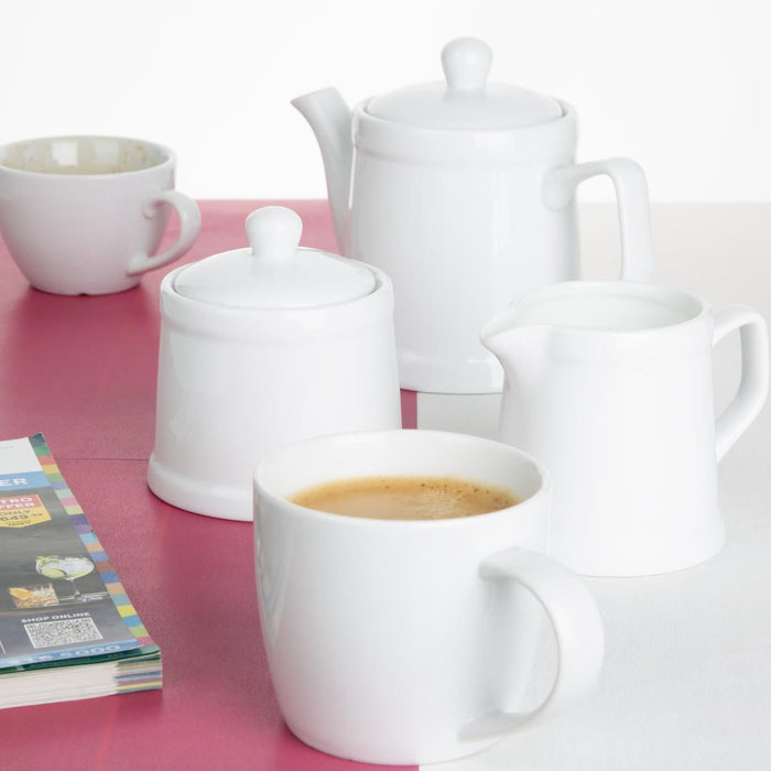Olympia Whiteware Pier Jugs 200ml (6 Pack) Olympia