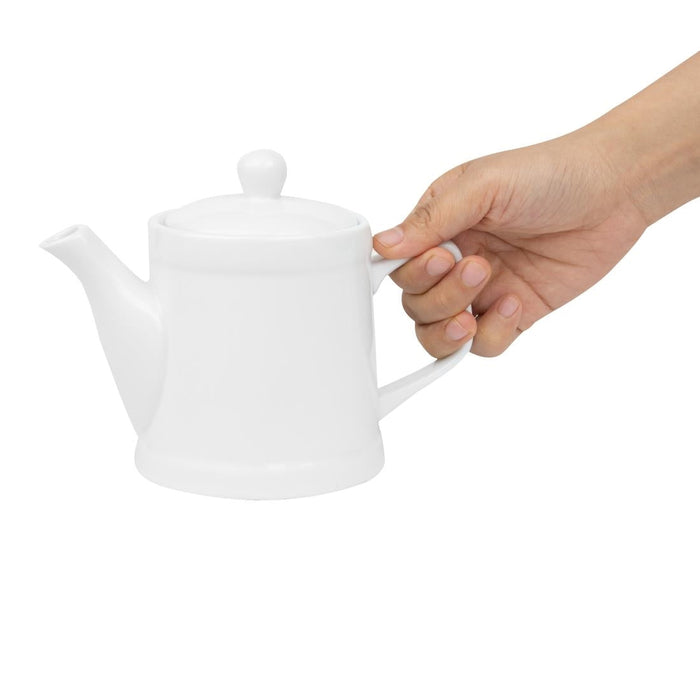 Olympia Whiteware Pier Teapot 500ml (2 Pack) Olympia