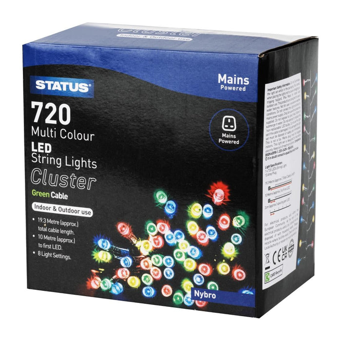 Status Nybro 720 Multi Coloured LED Indoor/Outdoor String Lights Status