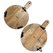 Olympia Round Handled Display Stand Mango Wood with Metal Legs 400x300x80mm Olympia