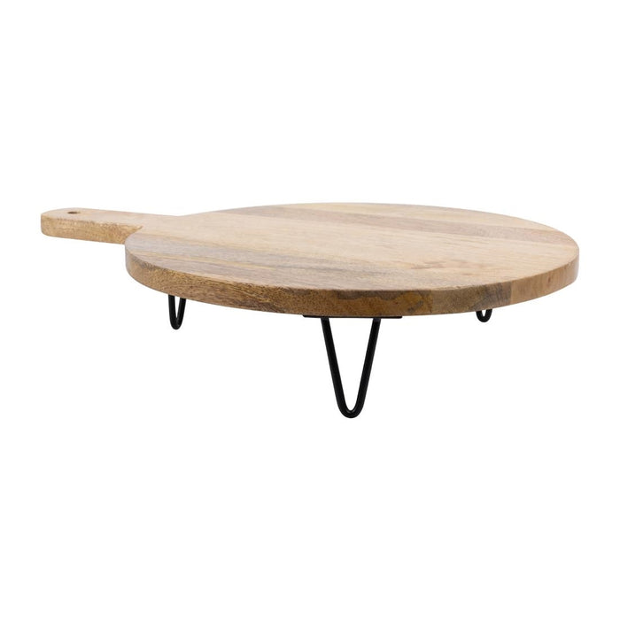 400(L)x300(W)x80(H)mm. Material: Mango Wood