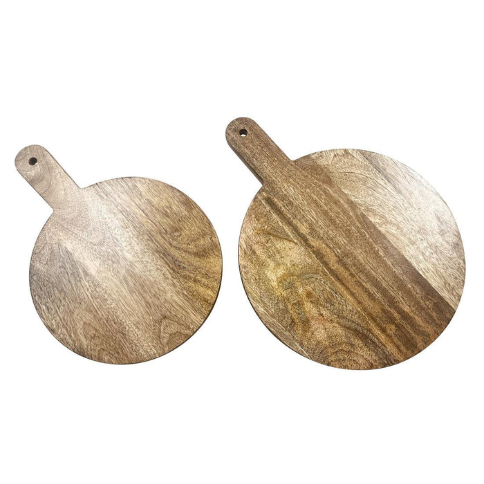 Olympia Round Handled Display Stand Mango Wood with Metal Legs 400x300x80mm Olympia