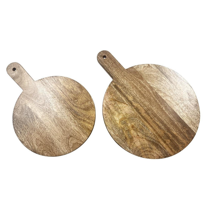 Olympia Round Handled Display Stand Mango Wood with Metal Legs 350x250x80mm Olympia