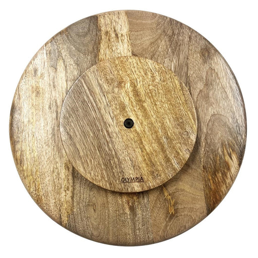 Olympia Revolving Cake Stand Mango Wood 330mm Olympia