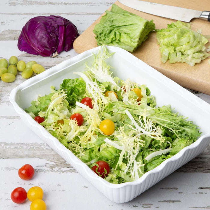 Olympia Kristallon Large Salad Crock - White Olympia