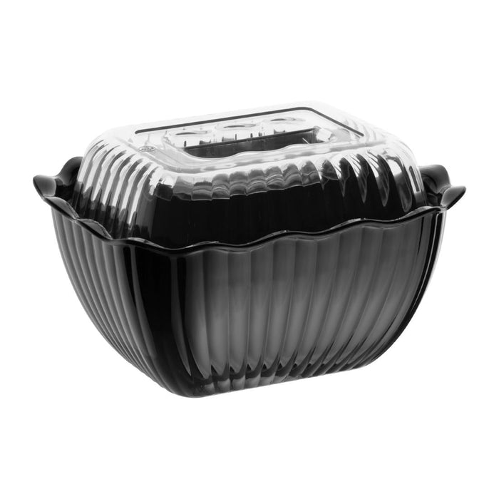 Olympia Kristallon Small Salad Crock - Black Olympia