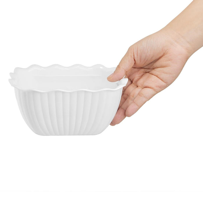 Olympia Kristallon Small Salad Crock - White Olympia