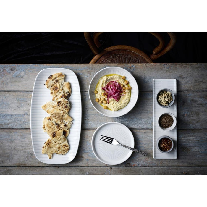 Churchill Era Grey Oblong Plates 300x90mm (6 Pack) Churchill Super Vitrified