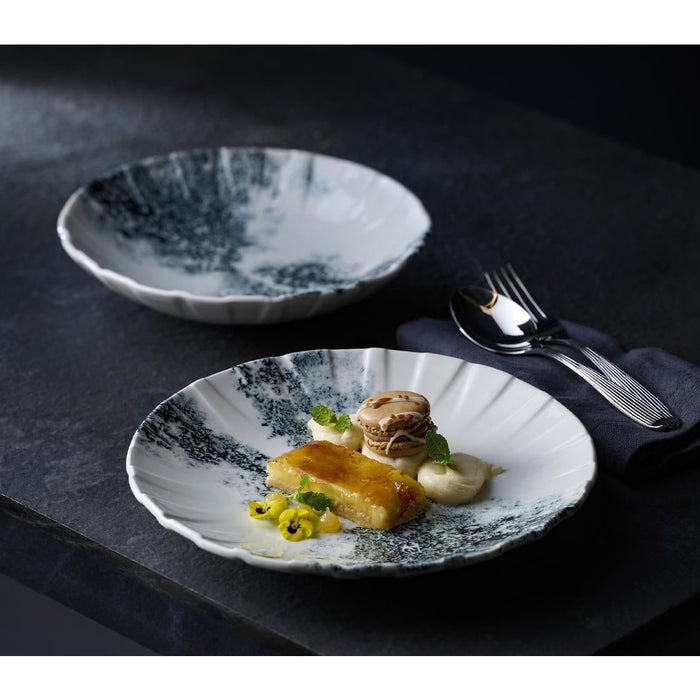 Churchill Smoke Black Coupe Plates 237mm (6 Pack) Churchill