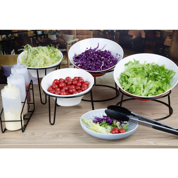 Olympia Non-Slip Multi-Round Riser Black Wire 230x260x100mm Olympia