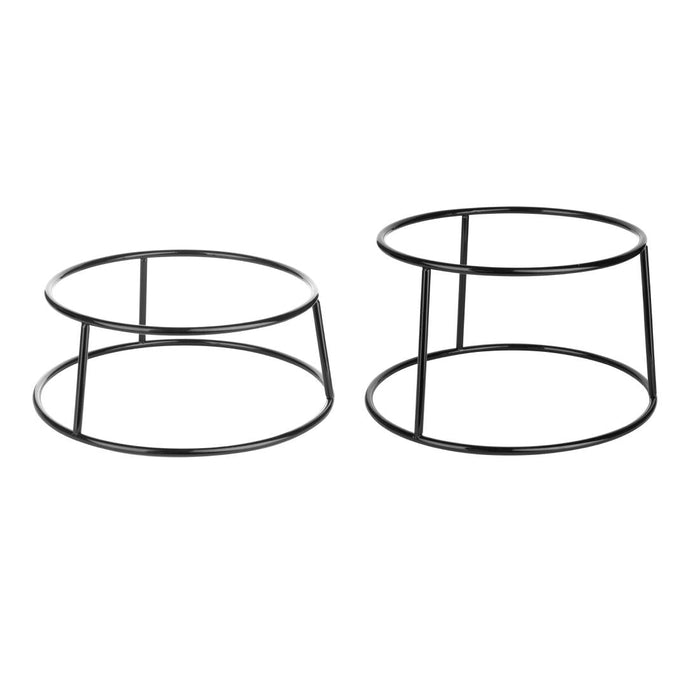 Olympia Non-Slip Multi-Round Riser Black Wire 230x260x100mm Olympia