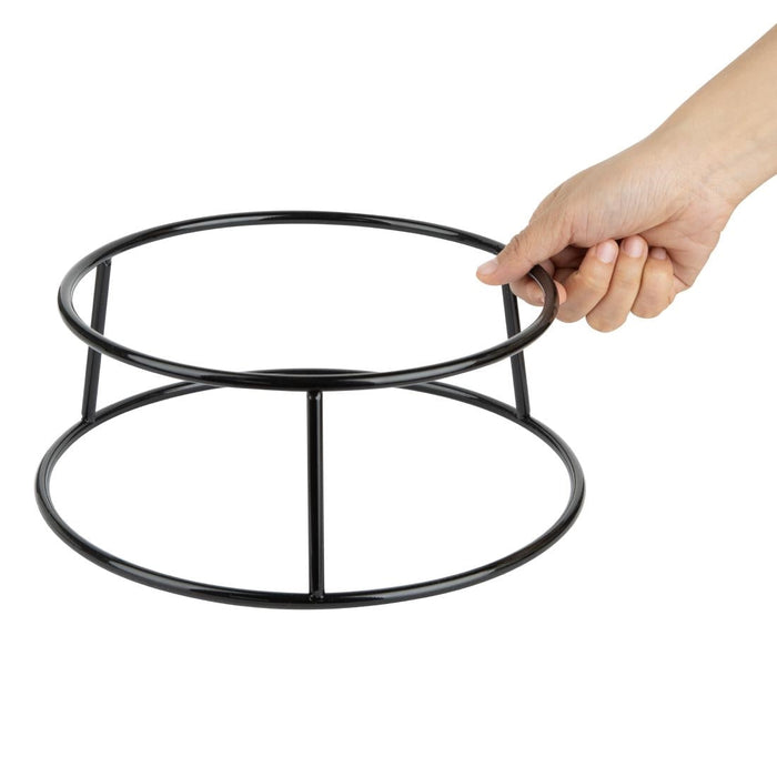 Olympia Non-Slip Multi-Round Riser Black Wire 230x260x100mm Olympia