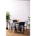 Bolero Valletta Grey Slatted Outdoor Table 780mm Bolero