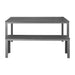 Bolero Valletta Grey Slatted Benches (2 Pack) Bolero