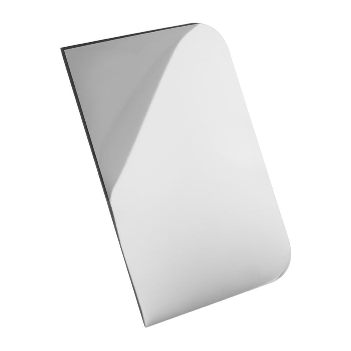PME Side Scraper Stainless Steel Plain 126x88mm PME