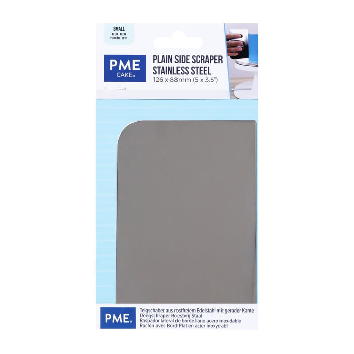 PME Side Scraper Stainless Steel Plain 126x88mm PME