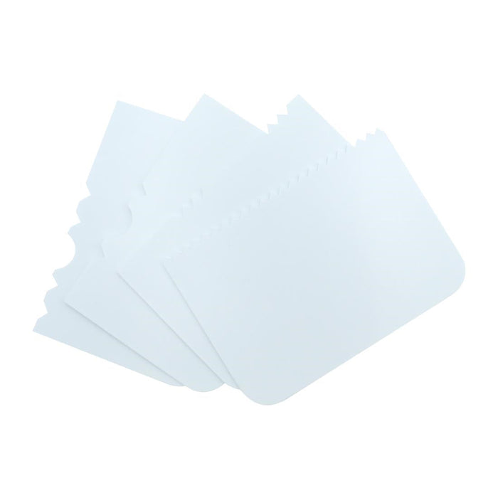 PME Side Scrapers Patterned Edge Plastic (4 Pack) PME