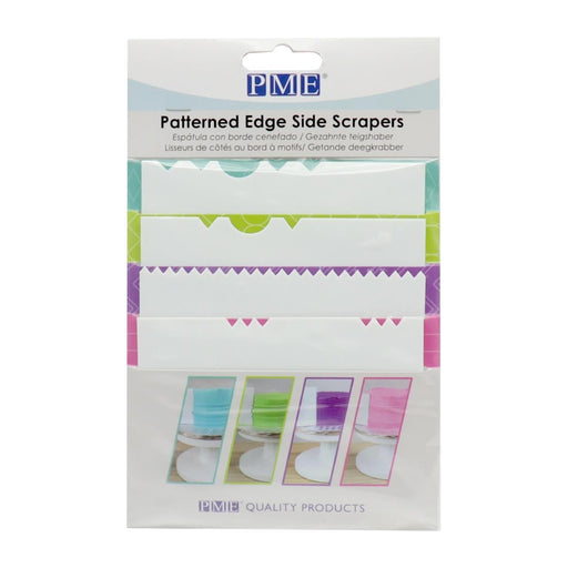 PME Side Scrapers Patterned Edge Plastic (4 Pack) PME