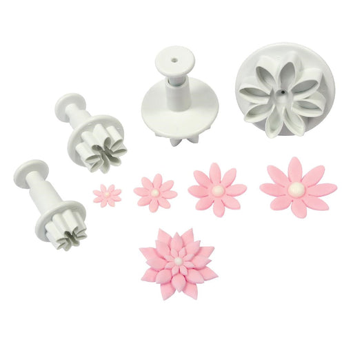 PME Floral Daisy Plunger Cutter Marguerite (4 Pack) PME