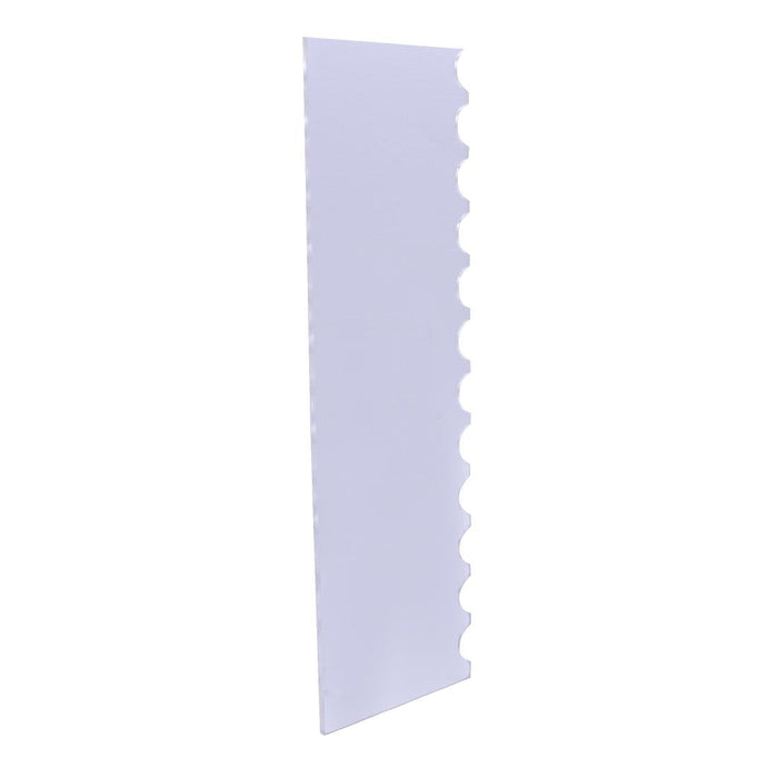 PME Side Scraper Patterned Acrylic Scallop 255mm PME