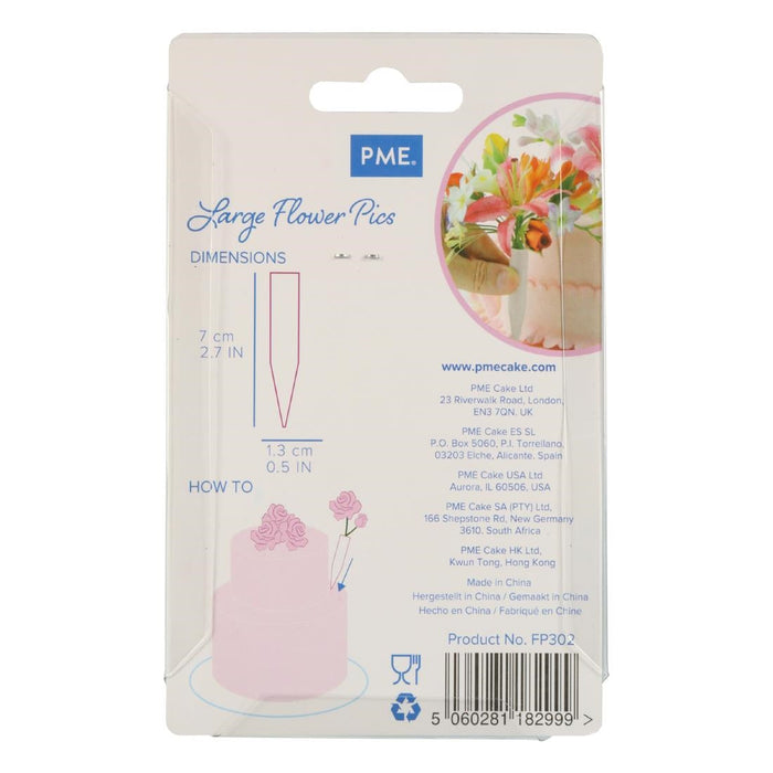 PME Large Flower Pics (6 Pack) PME