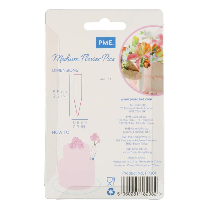 PME Medium Flower Pics (12 Pack) PME