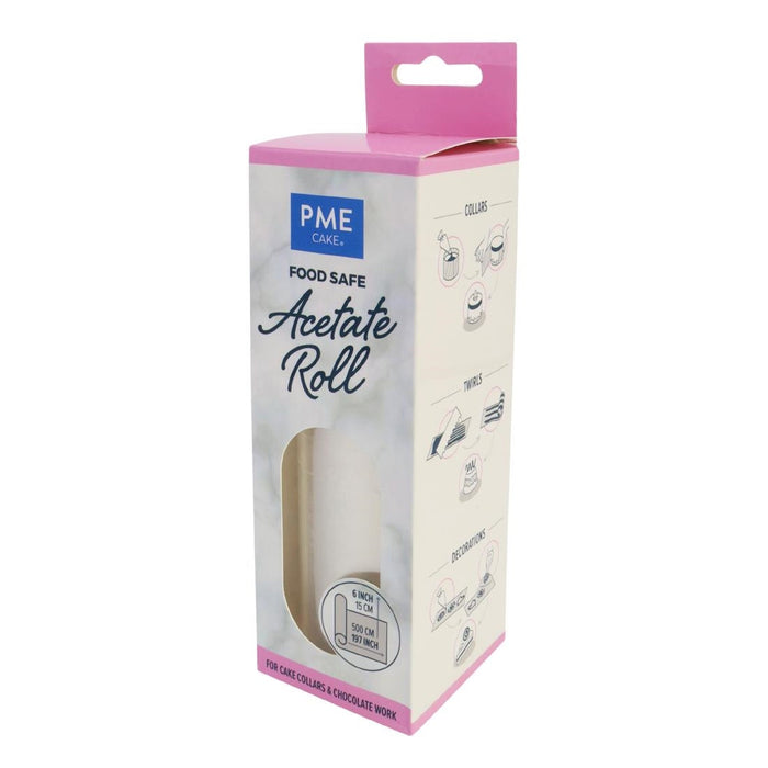 PME Food Safe Acetate 5 Meter Roll 150mm PME