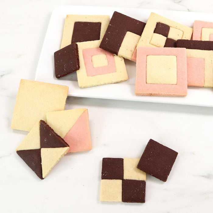 PME Square Stainless Steel Cutters (19 Pack) PME