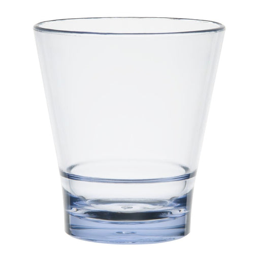 Olympia Kristallon Polycarbonate Stacking Tumblers - Blue 250ml (6 Pack) Olympia
