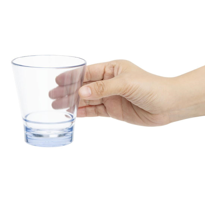 Olympia Kristallon Polycarbonate Stacking Tumblers - Blue 250ml (6 Pack) Olympia
