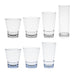 Olympia Kristallon Polycarbonate Stacking Tumblers - Clear 350ml (6 Pack) Olympia