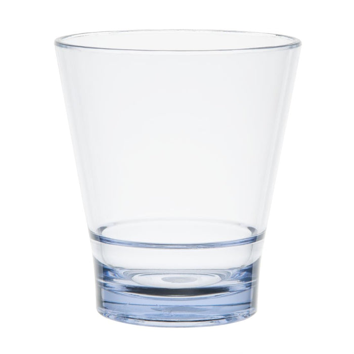 Olympia Kristallon Polycarbonate Stacking Tumblers - Blue 350ml (6 Pack) Olympia