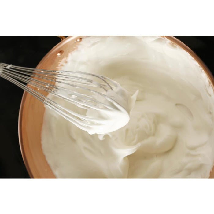 De Buyer Copper Egg Whites Bowl with Cast Iron Ring Handle 200mm De Buyer