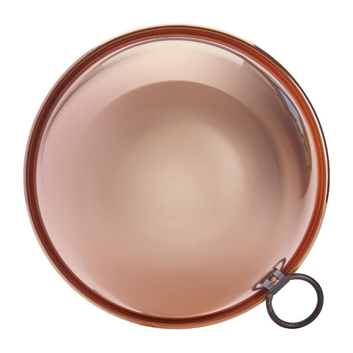 De Buyer Copper Egg Whites Bowl with Cast Iron Ring Handle 200mm De Buyer