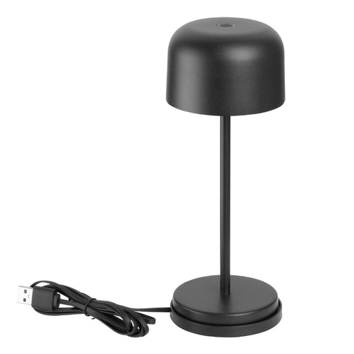 Olympia Siena Table Lamp Round Dome Black 200mm Olympia