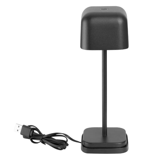 Olympia Lucca Table Lamp Squared Dome Black 200mm Olympia