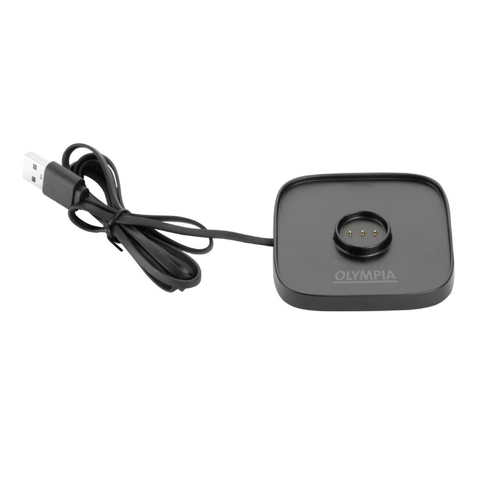 Olympia Lucca Table Lamp Squared Dome Black 200mm Olympia