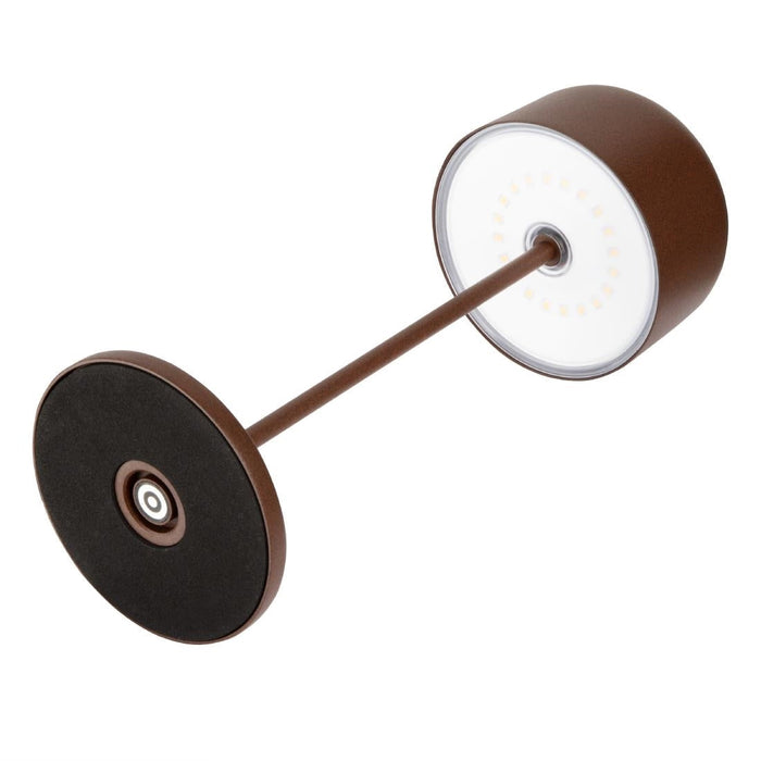 Olympia Siena Table Lamp Round Dome Chestnut 300mm Olympia