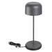 Olympia Siena Table Lamp Round Dome Grey 300mm Olympia