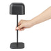 Olympia Lucca Table Lamp Squared Dome Black 300mm Olympia
