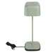 Olympia Lucca Table Lamp Squared Dome Sage 300mm Olympia
