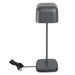 Olympia Lucca Table Lamp Squared Dome Grey 300mm Olympia