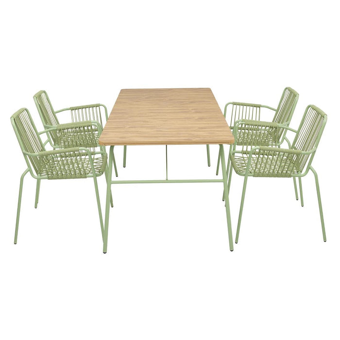 Bolero Melbourne Outdoor Polywood Dining Table 1610x800x734mm Bolero