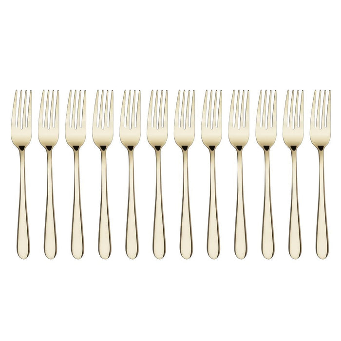 Olympia Buckingham Table Forks Champagne Gold (12 Pack) Olympia