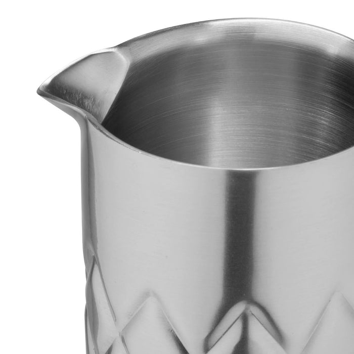 Olympia Double Wall Mixing Glass Stainless Steel 139x87mm Olympia