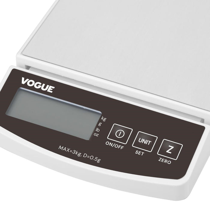 Vogue Electronic Scale 3kg Vogue